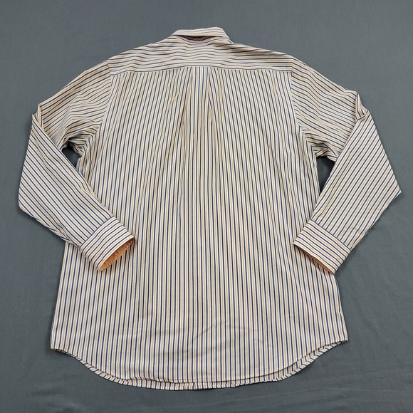 Croft & Barrow Men's Easy Care Classic Fit Striped Button Down Shirt 15.5 32/33 - Picture 12 of 12